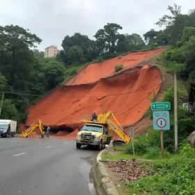 deslizamento de solo