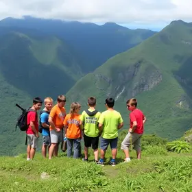 acampamento da paróquia são nicolau