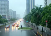chuva persistente