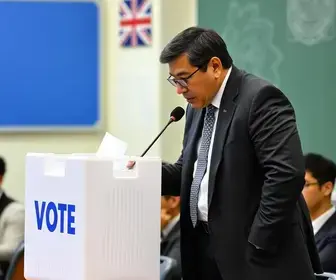 votação no EE Prof. Carlos Alberto de Oliveira